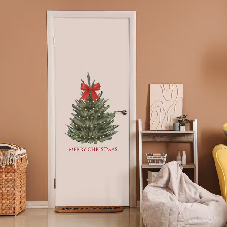 Türtapete - Text – Weihnachten – Weihnachtsbaum — 2