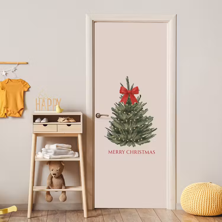Türtapete - Text – Weihnachten – Weihnachtsbaum — 5