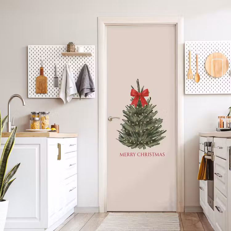 Türtapete - Text – Weihnachten – Weihnachtsbaum — 6