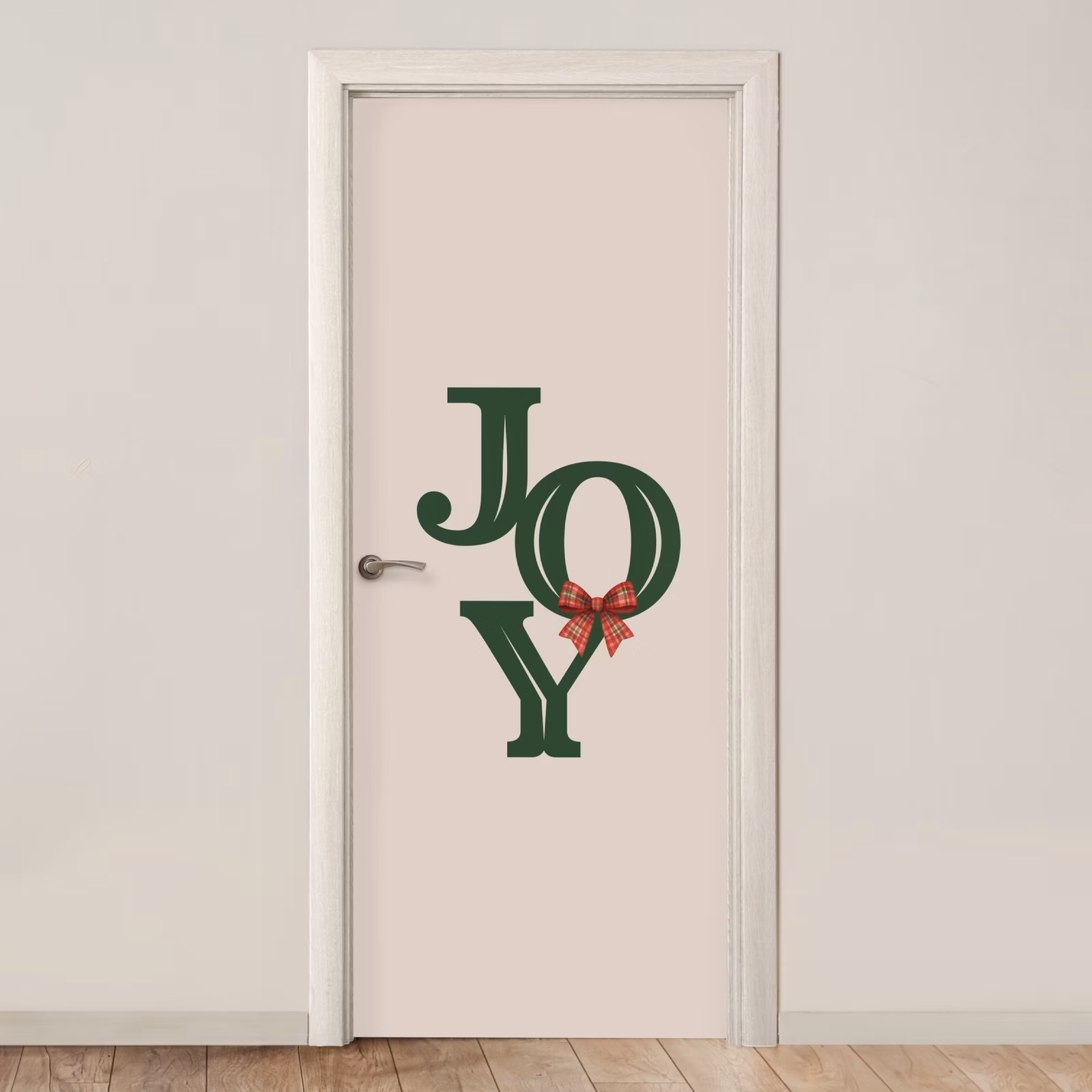 Türtapete - Text – Weihnachten – Grün — 1