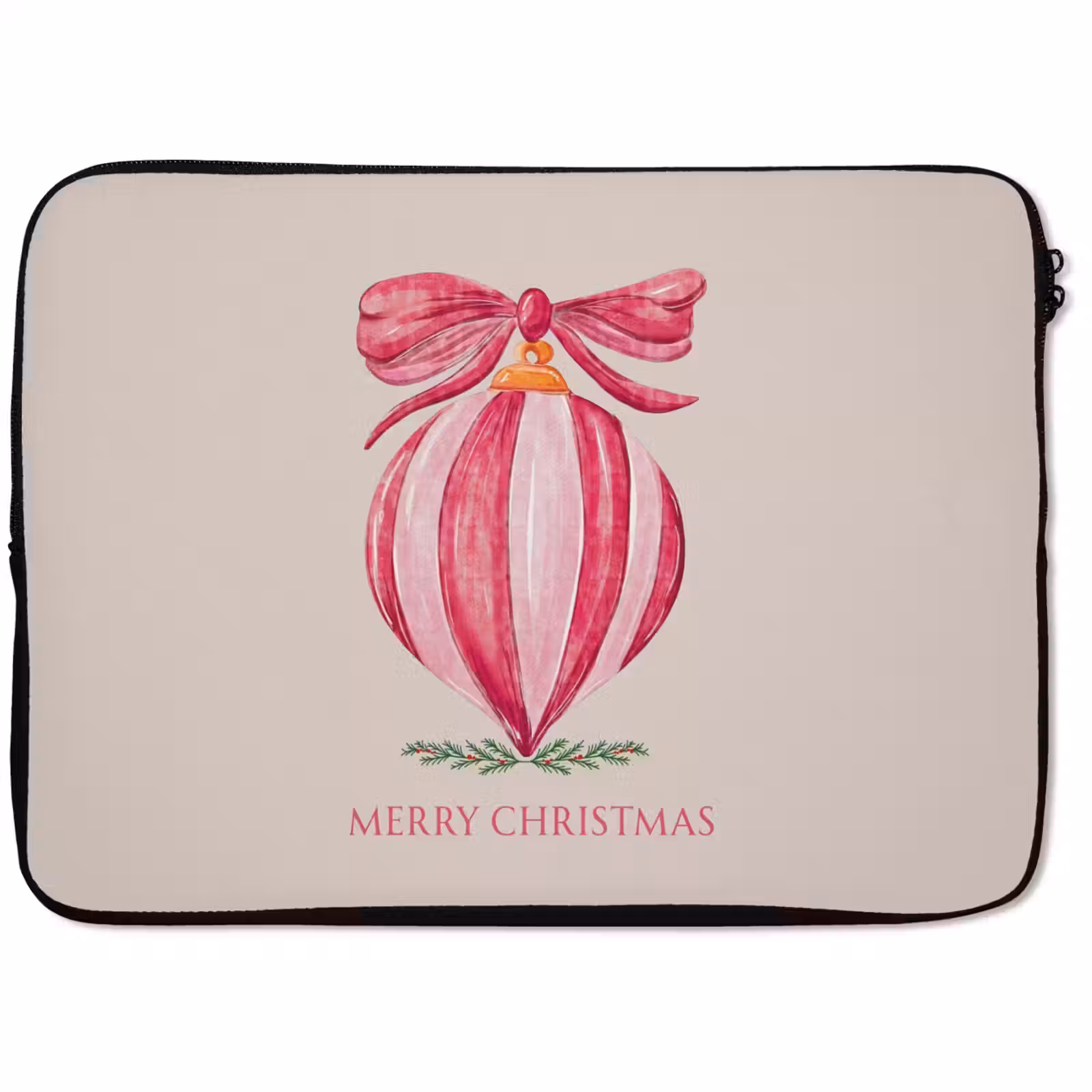 Laptop hülle - Weihnachten – Weihnachtskugel – Text — 1