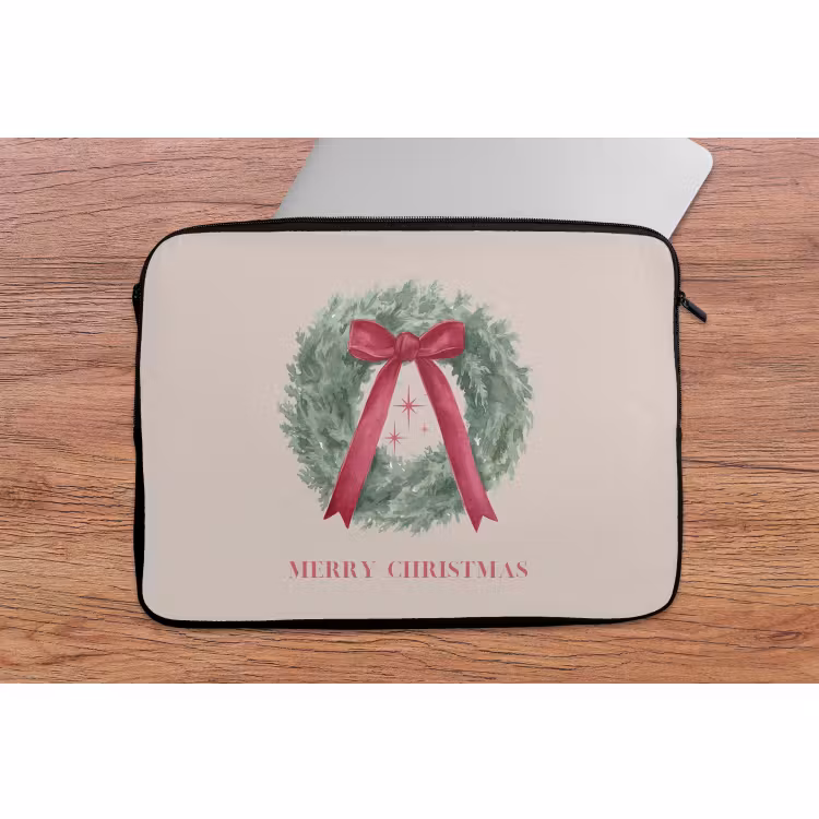Laptop hülle - Winter – Weihnachten – Text — 2