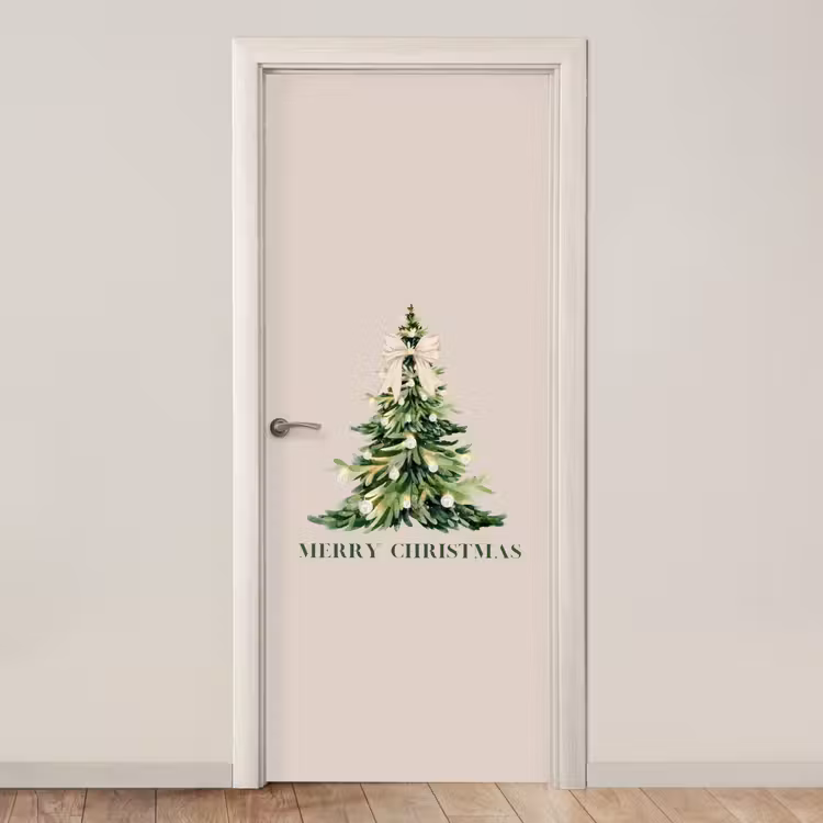 Türtapete - Weihnachten – Weihnachtsbaum – Text — 1