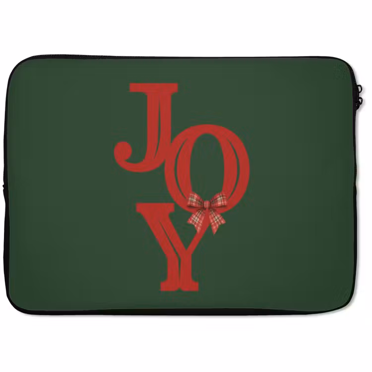 Laptop hülle - Text – Weihnachten – Rot — 1