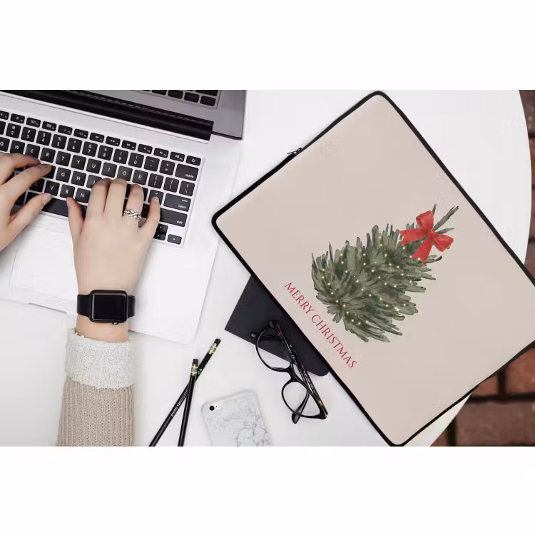 Laptop hülle - Text – Weihnachten – Weihnachtsbaum — 3