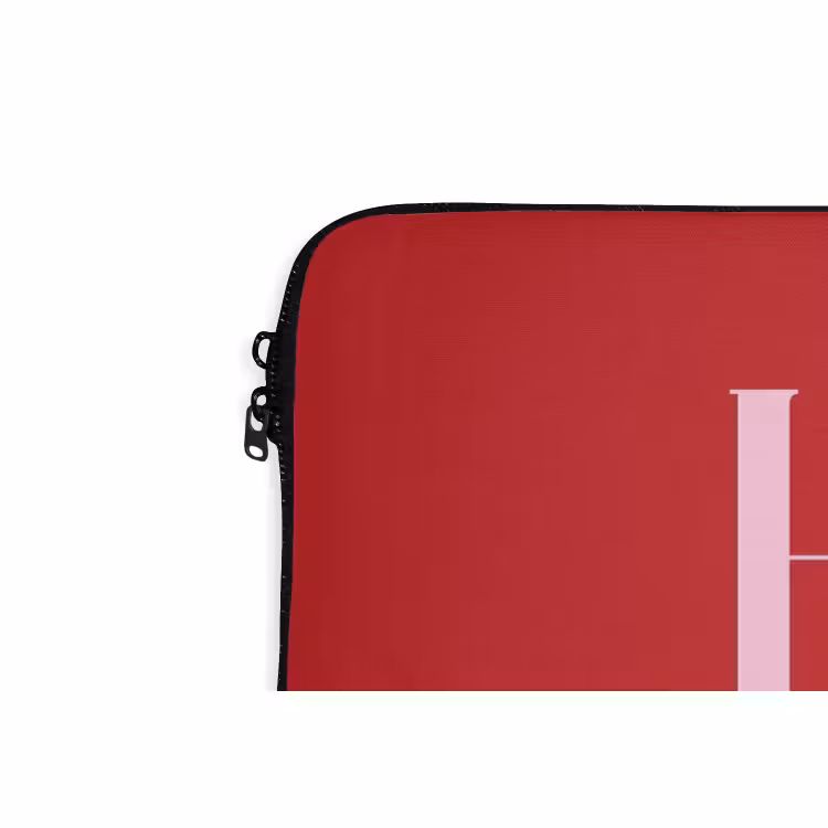 Laptop hülle - Weihnachten – Rosa – Rot – Text — 5