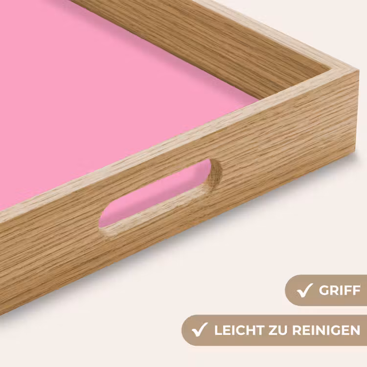 Tablett - Text – Weihnachten – Rosa – Rot — 5