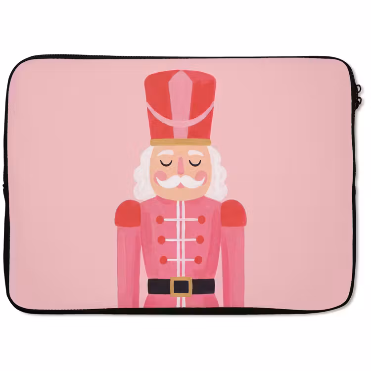 Laptop hülle - Nussknacker – rosa Illustration — 1