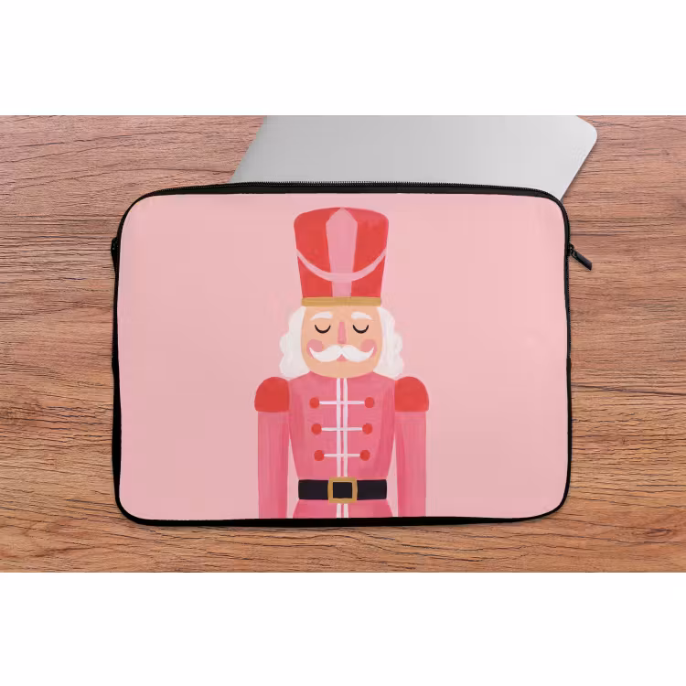 Laptop hülle - Nussknacker – rosa Illustration — 2