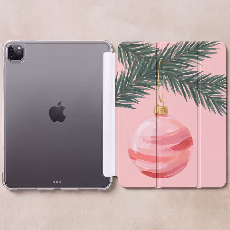 iPad-Hülle - Weihnachtskugel – Rosa – Weihnachten — 6