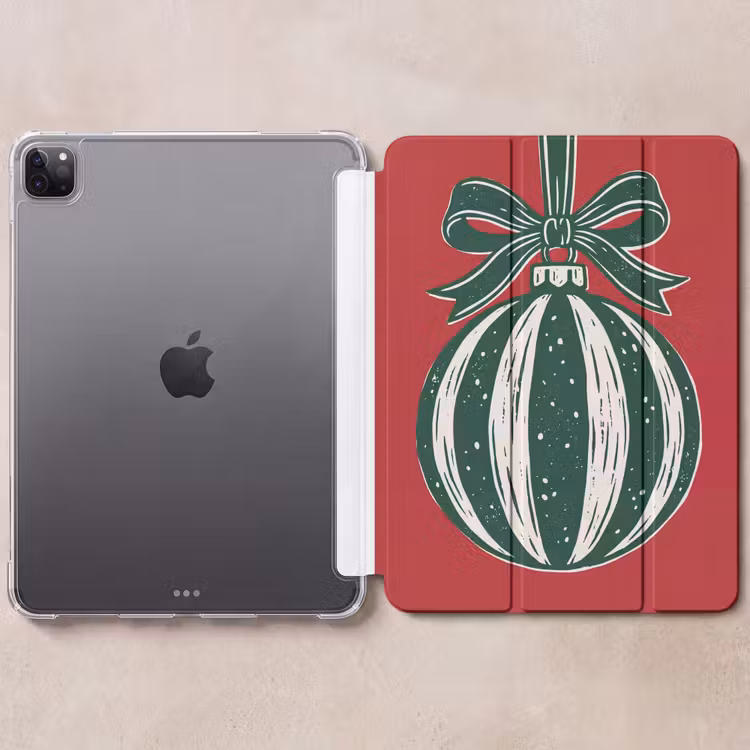 iPad-Hülle - Weihnachtskugel – Weihnachten – Rot — 6