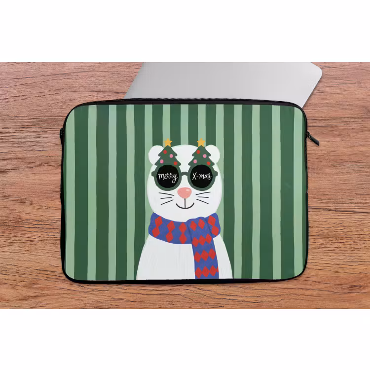Laptop hülle - Tier – Winter – Cartoon — 2