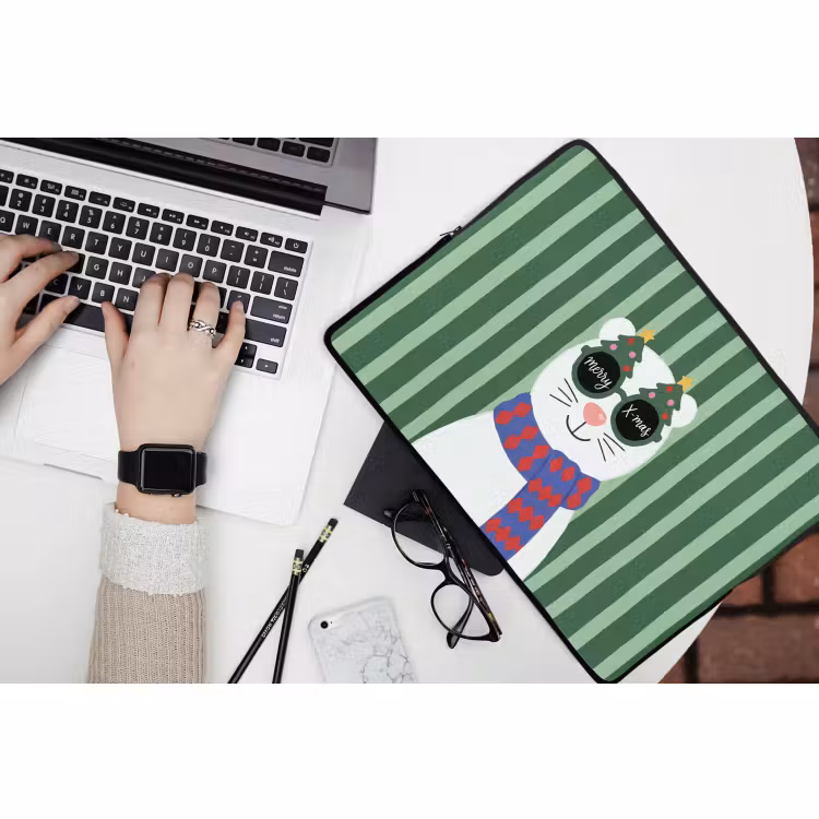 Laptop hülle - Tier – Winter – Cartoon — 3