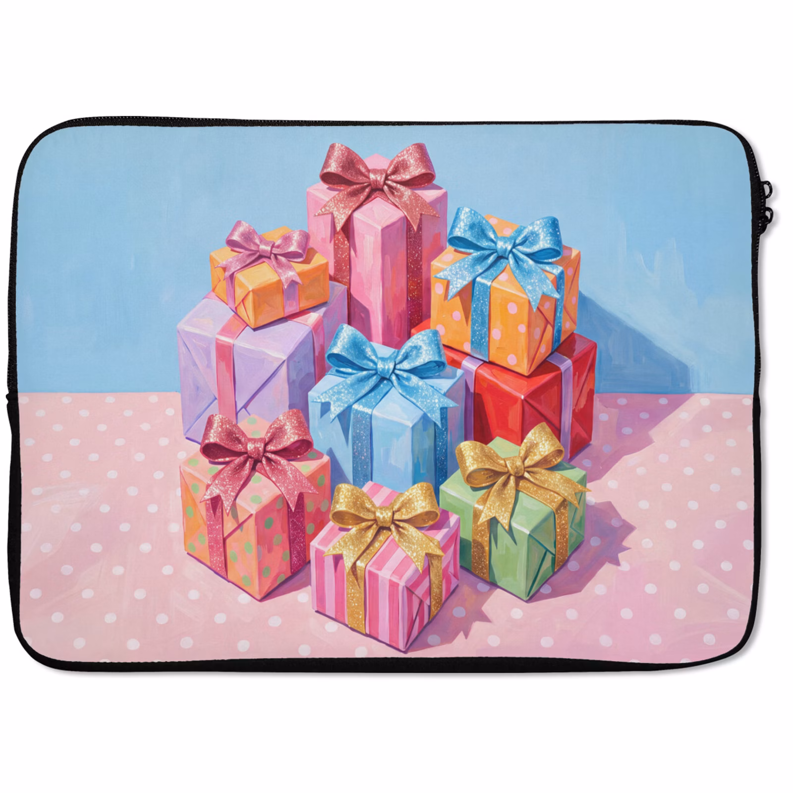 Laptop hülle - Geschenke – Fest – Bunt — 1