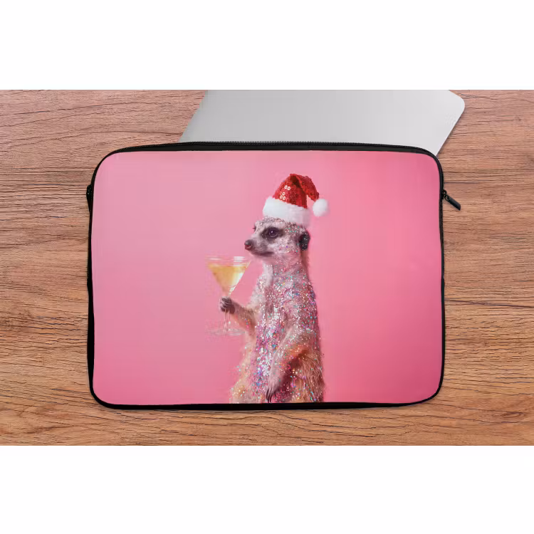 Laptop hülle - Tiere – Glitzer – Party — 2