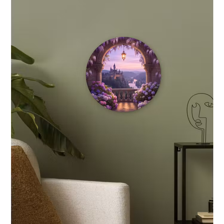 Forexbild Rund - Schloss – Fluss – Abend — 3
