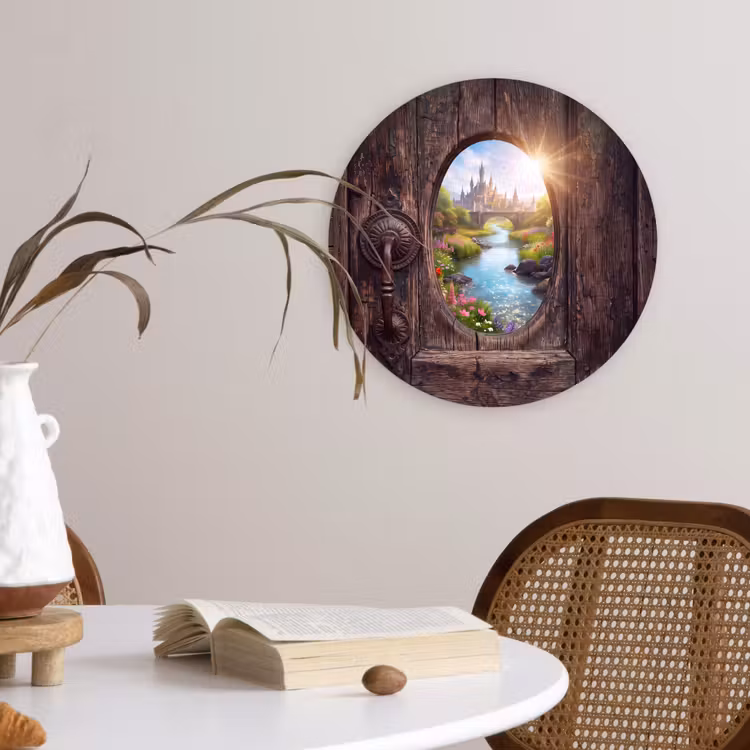 Forexbild Rund - Schloss – Fluss – Natur — 4