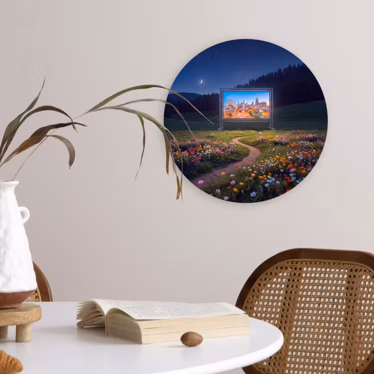Forexbild Rund - Bildschirm – Stadt – Natur — 4