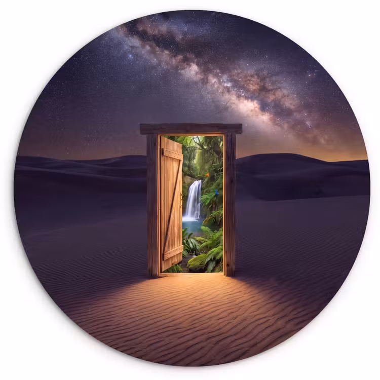 Forexbild Rund - Tür – Wüste – Natur — 1
