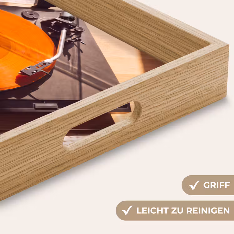 Tablett - Plattenspieler – Orange – Musik — 5