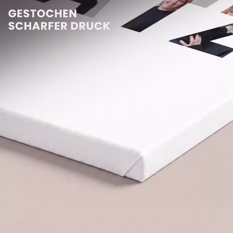 Personalisierte Leinwand - Schatz – Buchstabencollage — 4