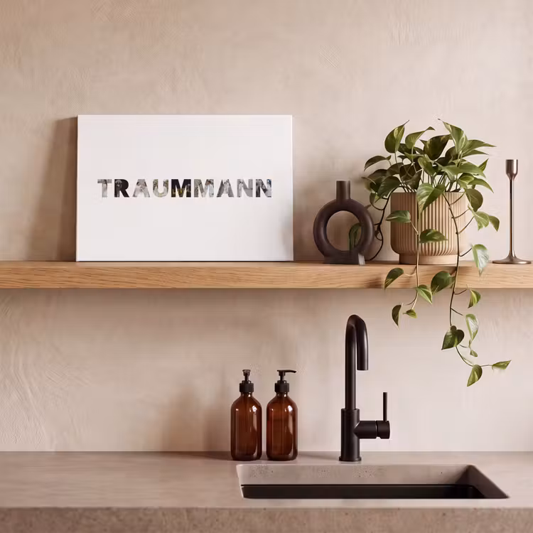 Personalisierte Leinwand - Raummann – Buchstaben-Collage — 3