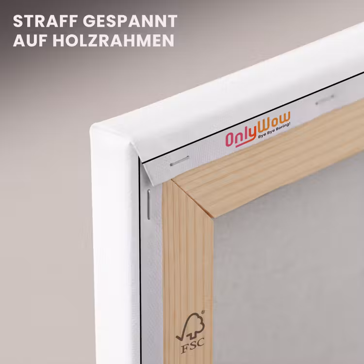 Personalisierte Leinwand - Superpapa – Buchstaben-Collage — 5