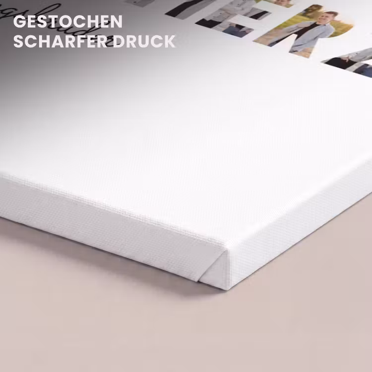 Personalisierte Leinwand - Bruderherz – Buchstaben-Collage — 4