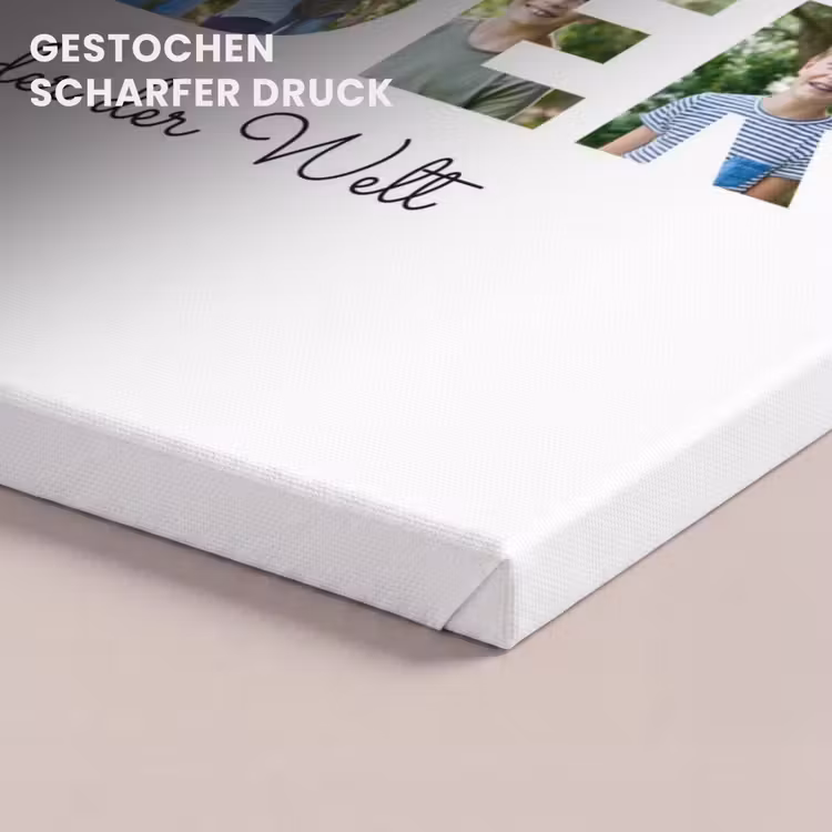 Personalisierte Leinwand - Bruder – Buchstaben-Collage — 4