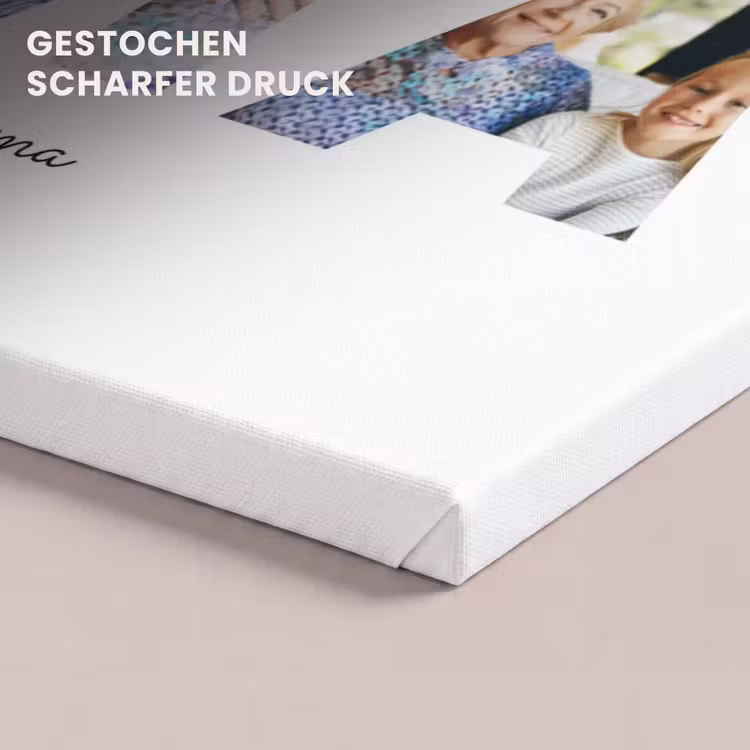 Personalisierte Leinwand - Oma – Buchstabencollage — 4