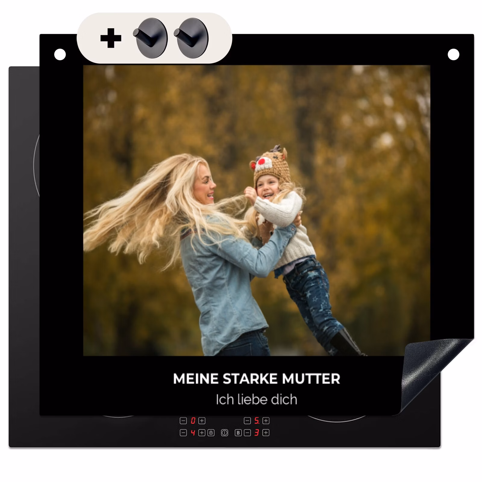 2 in 1 Personalisierbare Herdabdeckplatte - Mit eigenem Foto — 1