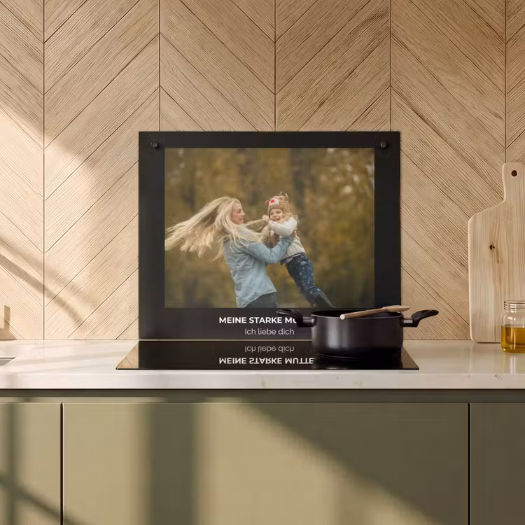 2 in 1 Personalisierbare Herdabdeckplatte - Mit eigenem Foto — 2