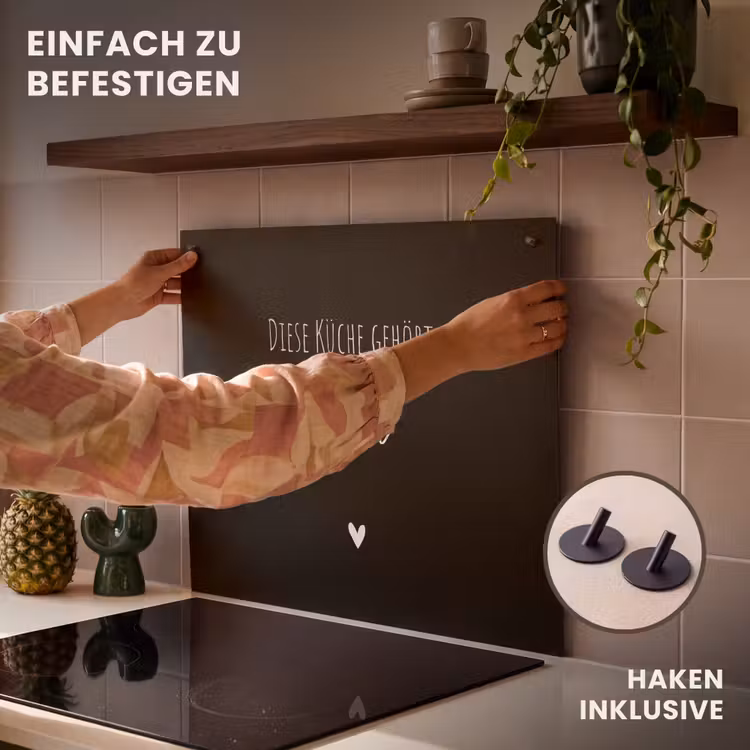 2 in 1 Personalisierbare Herdabdeckplatte - Diese Küche gehört zu — 7