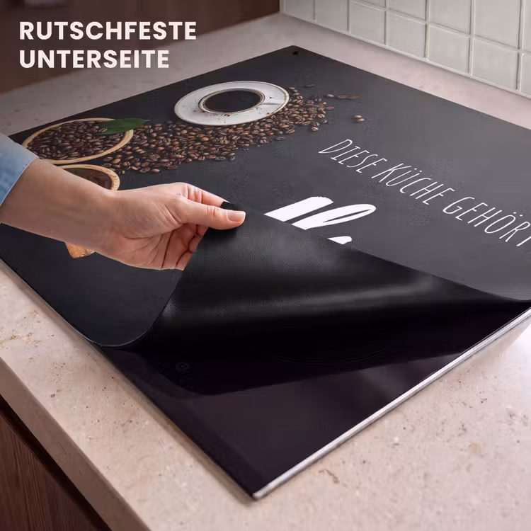2 in 1 Personalisierbare Herdabdeckplatte - Kaffee — 4