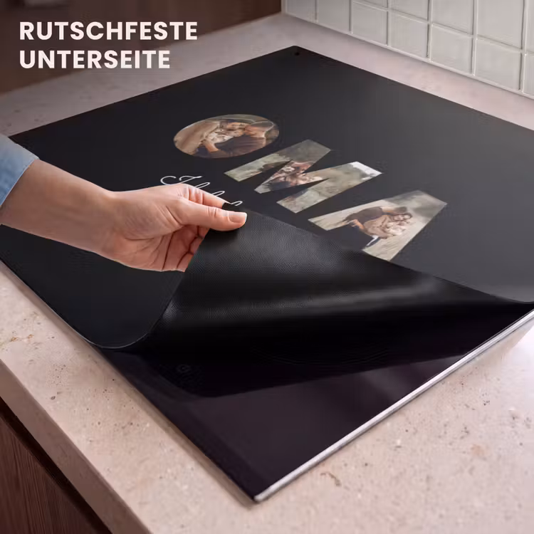 2 in 1 Personalisierbare Herdabdeckplatte - Oma Mit Fotos — 4