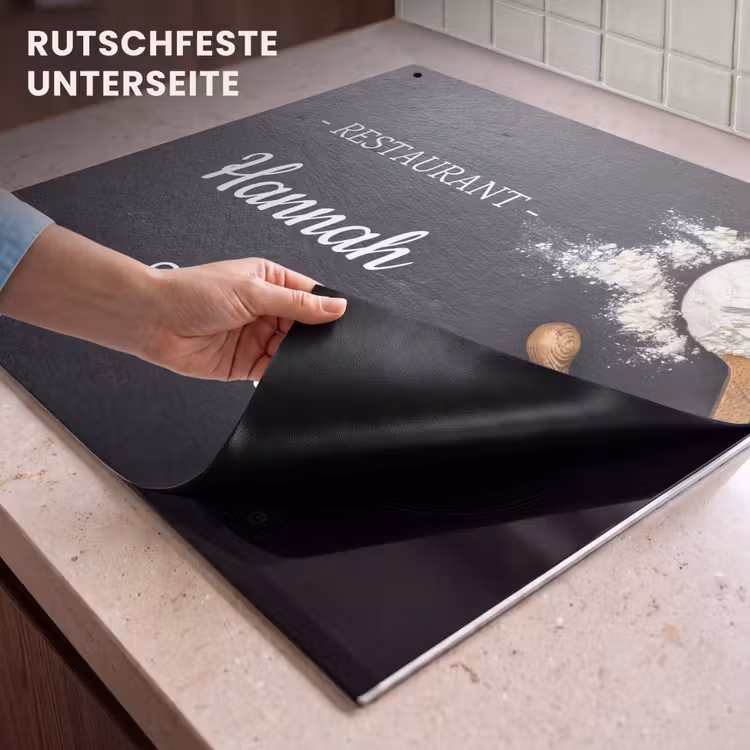 2 in 1 Personalisierbare Herdabdeckplatte - Restaurant — 4