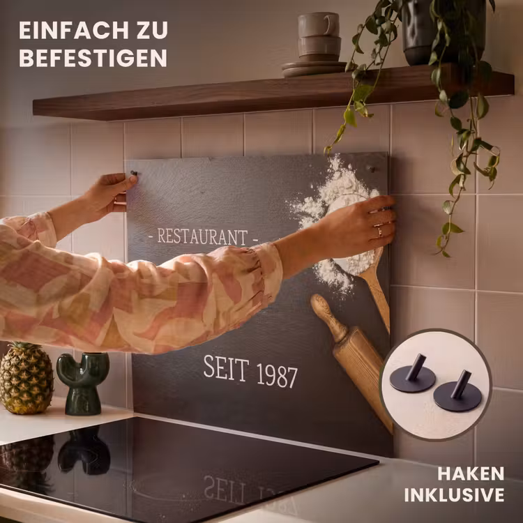 2 in 1 Personalisierbare Herdabdeckplatte - Restaurant — 7