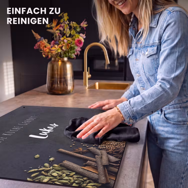 2 in 1 Personalisierbare Herdabdeckplatte - Krauter — 5