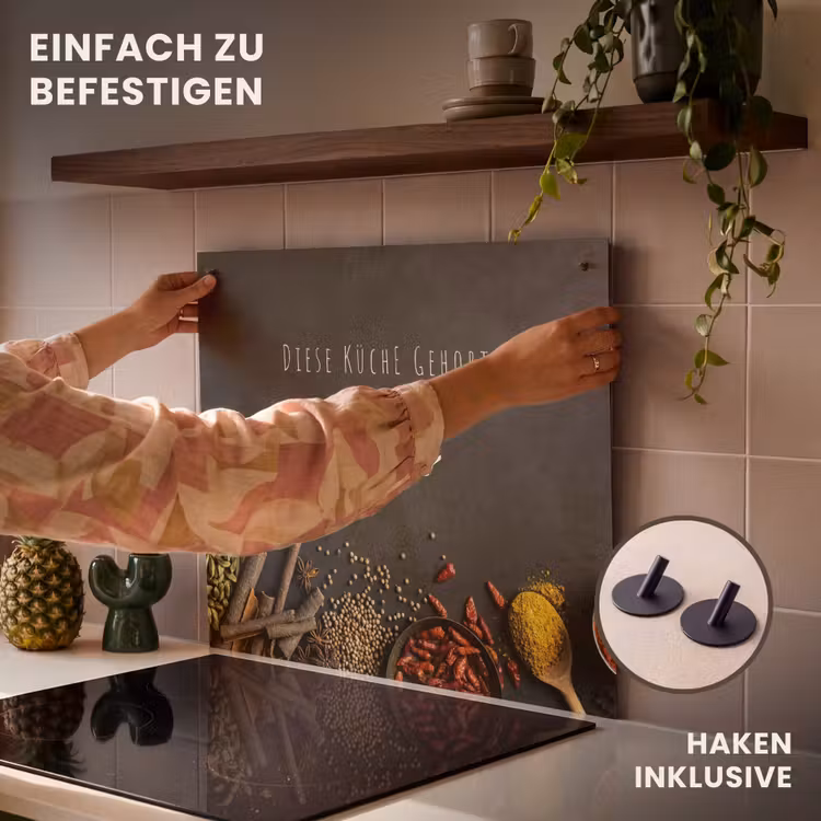 2 in 1 Personalisierbare Herdabdeckplatte - Krauter — 7