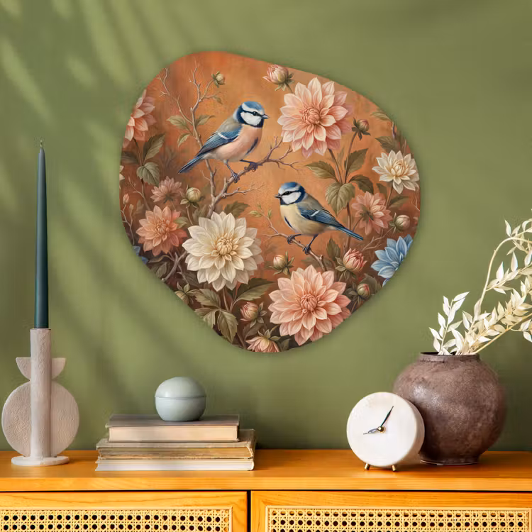 Glasbild Organische Form - Tiere – Flora – Klassik — 2