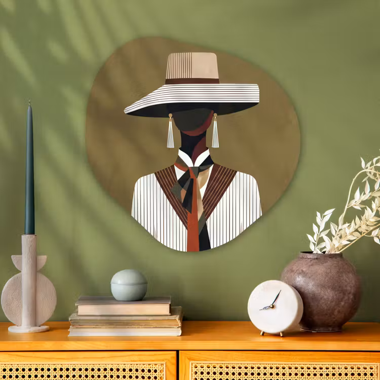 Glasbild Organische Form - Figur – Moderne – Kunst — 2