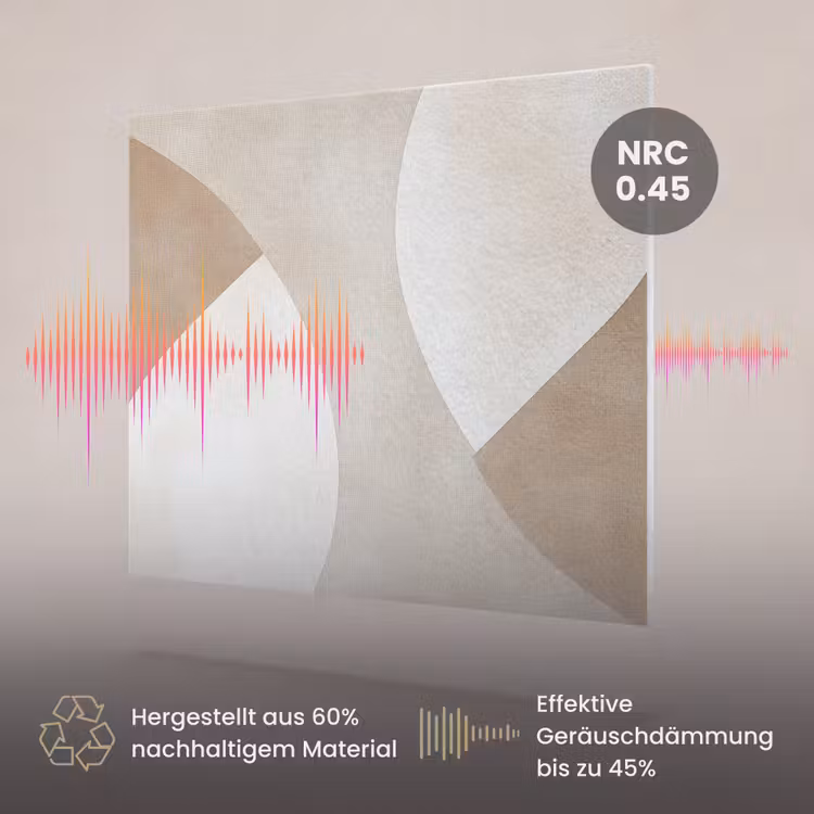 Akustikbild - Braun - Japandi - Abstrakt — 3