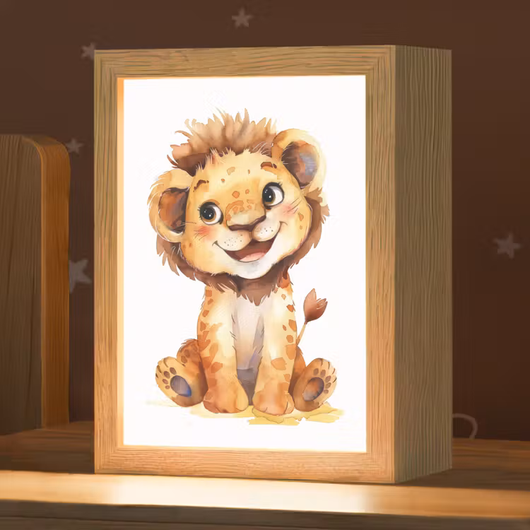 Nachtlicht Kinder - Löwe - Tierbaby — 1