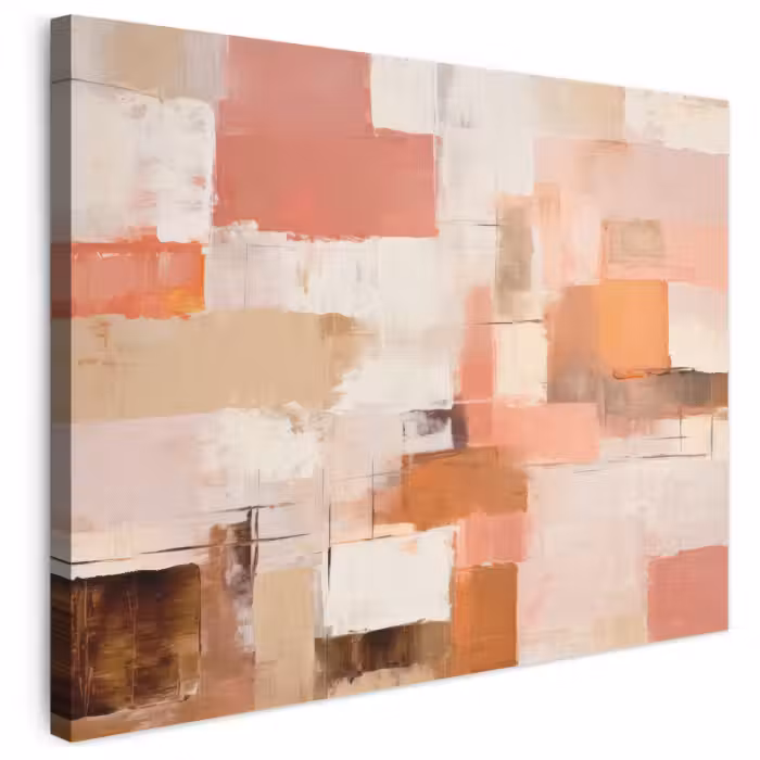 Leinwandbild - Kunst - Rosa - Abstrakt
