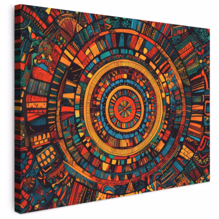 Leinwandbild - Mandala - Kreise - Muster