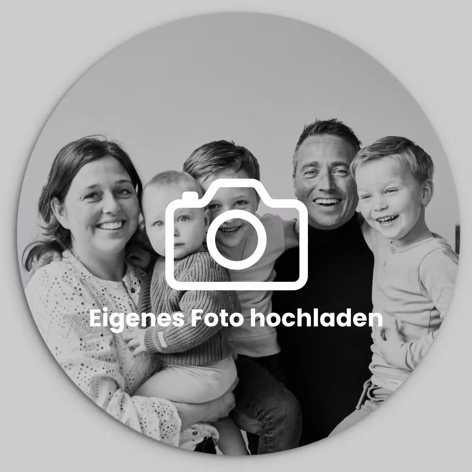 Foto auf Wandkreis – Aluminium