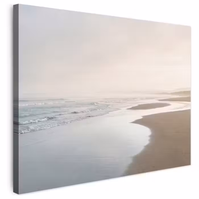 Leinwandbild - Küstenlinie - Strand - Meer