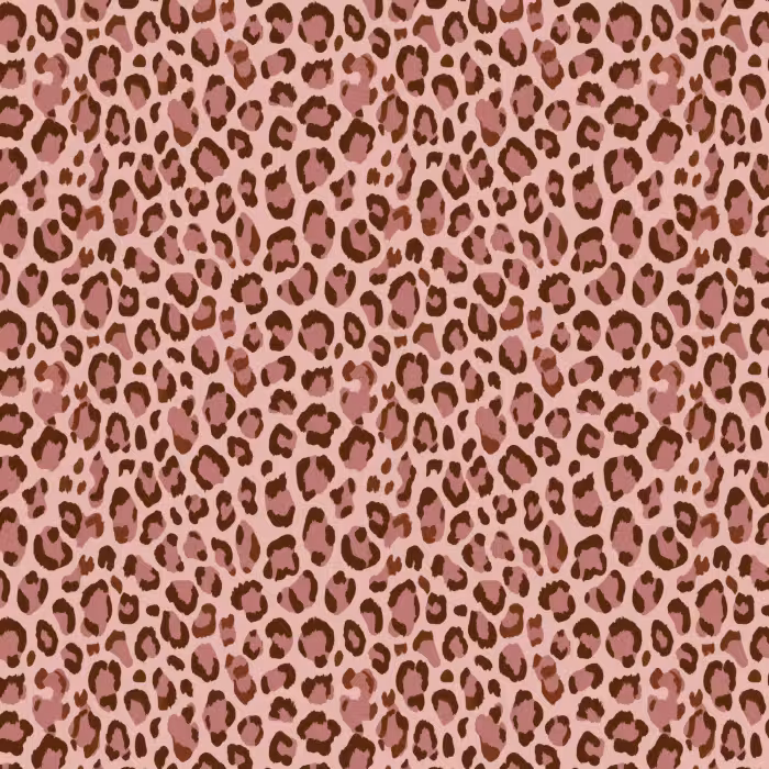 Tapete - Leopard - Muster - Rosa
