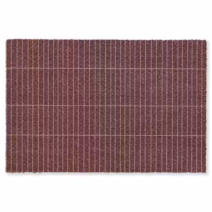 Fußmatte - Linien - Muster - Bordeaux