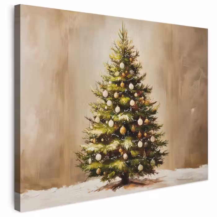Leinwandbild - Weihnachten - Atmosphäre - Grün